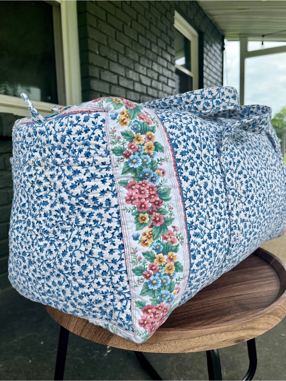 Vera Bradley Delft XL Duffel Bag - Picture 5 of 7